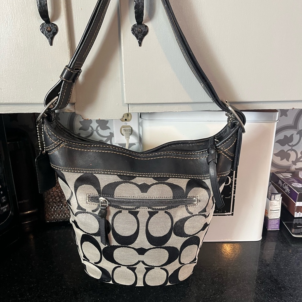 Coach Signature Zoe Hobo (Style F13358)